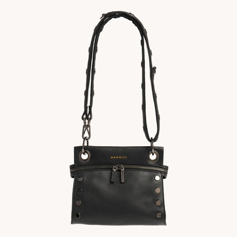 Hammitt Tony Signature Small Black/Gunmetal Crossbody