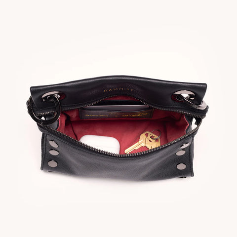 Hammitt Tony Signature Small Black/Gunmetal Crossbody