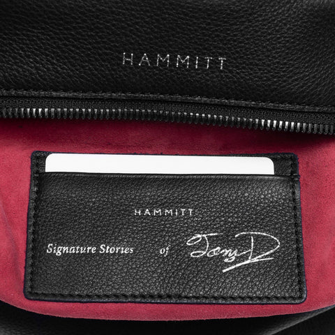 Hammitt Tony Signature Medium Black/Gunmetal Crossbody