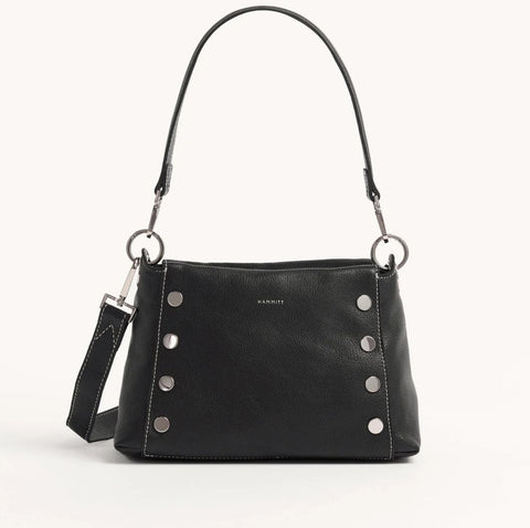 Hammitt Bryant Medium Tempo Black/Silver Crossbody/Shoulder Bag