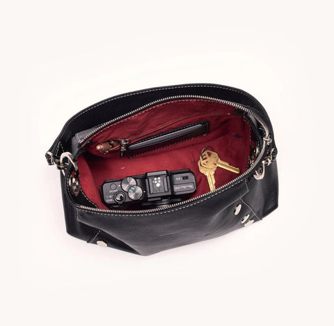 Hammitt Bryant Medium Tempo Black/Silver Crossbody/Shoulder Bag