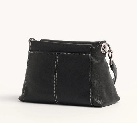 Hammitt Bryant Medium Tempo Black/Silver Crossbody/Shoulder Bag