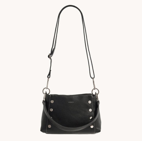 Hammitt Bryant Medium Tempo Black/Silver Crossbody/Shoulder Bag