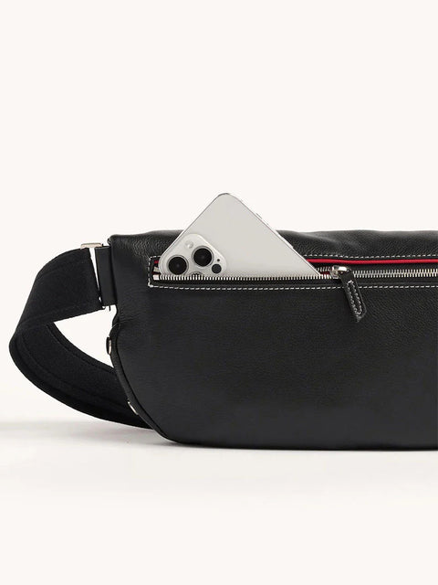 Hammitt Charles Crossbody Large Tempo Black/Silver