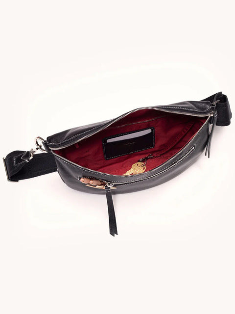 Hammitt Charles Crossbody Large Tempo Black/Silver