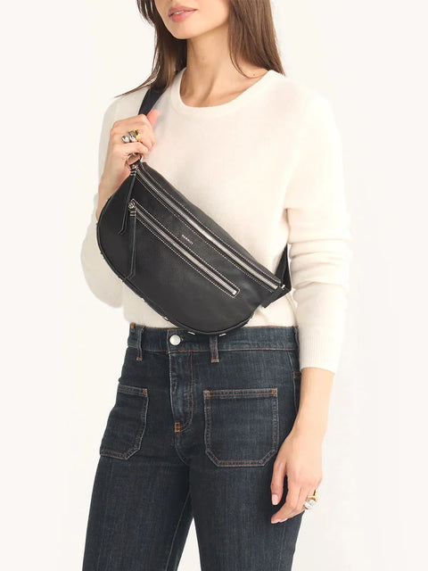 Hammitt Charles Crossbody Large Tempo Black/Silver