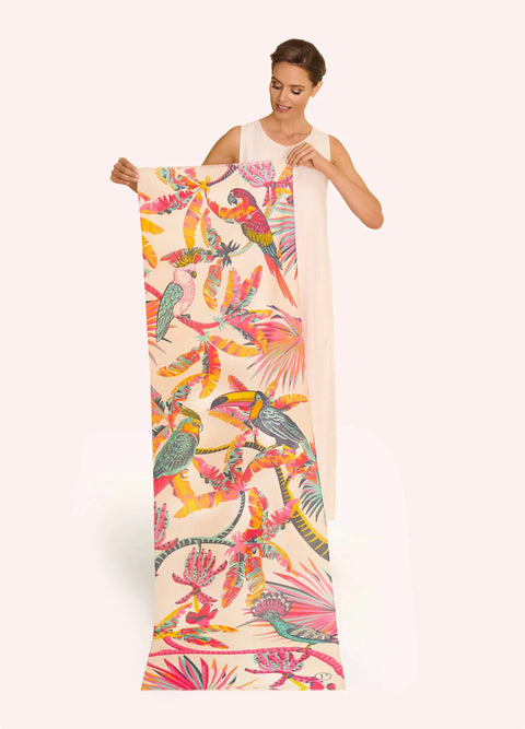 Powder Cotton Scarf - Tropical Paradise