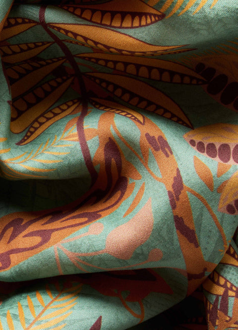 Powder Beach Cover Up - Patterned Palms