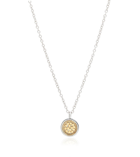 Anna Beck Classic Small Dotted Necklace - Gold & Silver