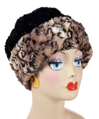 Pandemonium Faux Fur Cuffed Pillbox Hat (Multiple Colors/Sizes Available)