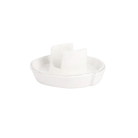 Vietri Lastra White Sponge Holder