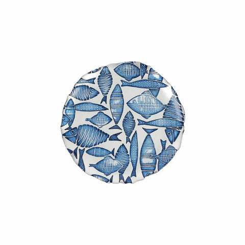 Vietri Isola Glass Salad Plate