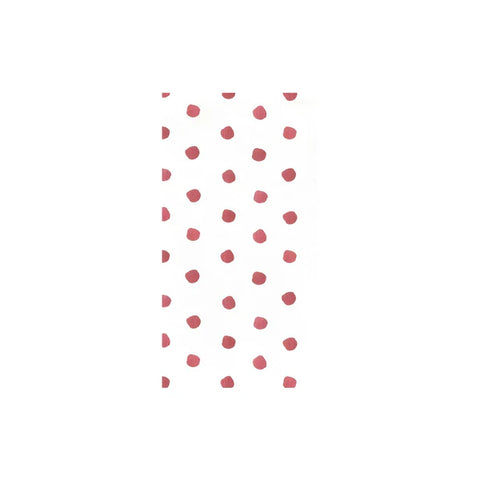 Vietri Papersoft Napkins Dot Crimson Guest Towels (Pack Of 20)