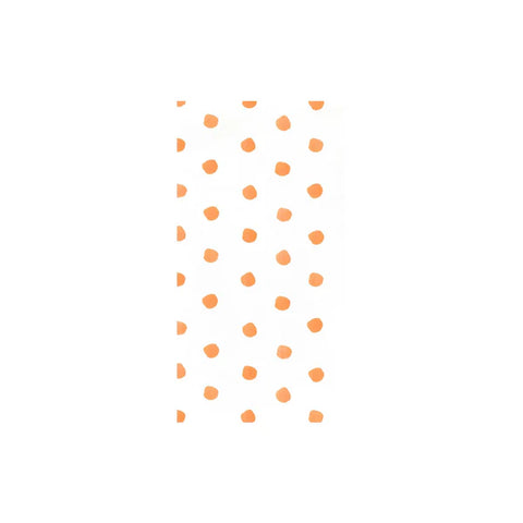 Vietri Papersoft Napkins Dot Orange Guest Towels (Pack Of 20)