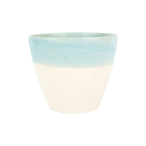 NEW Vietri Viva Garden Aqua Reactive Large Cachepot