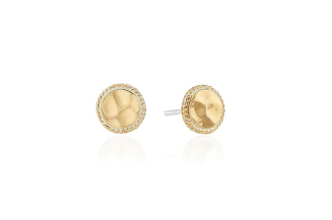 PRE SALE Anna Beck Hammered Stud Earrings - Gold