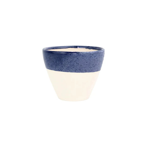 NEW Vietri Viva Garden Cobalt Reactive Small Cachepot