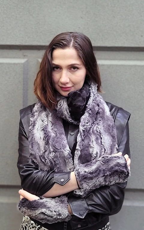 Pandemonium Cuddly Faux Fur Scarf - Multiple Colors Available
