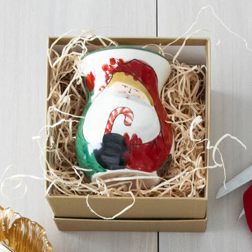 Vietri Old St. Nick Bud Vase