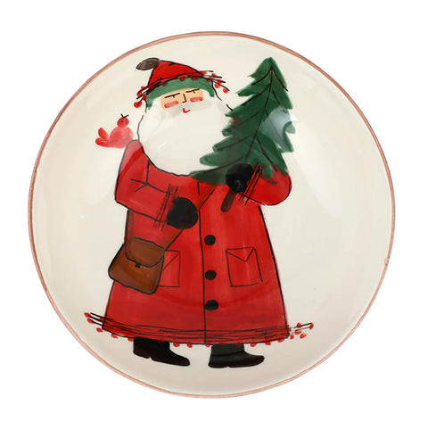 Vietri Old St. Nick Medium Serving Bowl