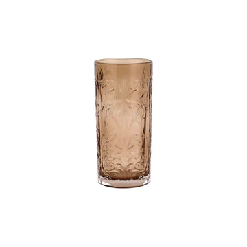 Vietri Barocco Tortoise High Ball Glass