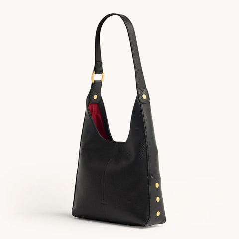 Hammitt Tim Medium Black/Brushed Gold Shoulder Bag