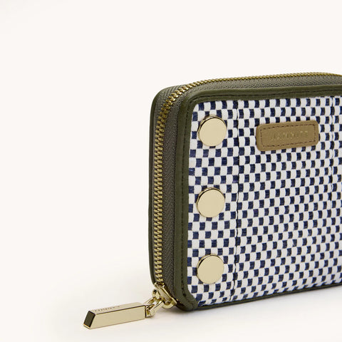 Hammitt 5 North Meadow Weave/Gold Wallet