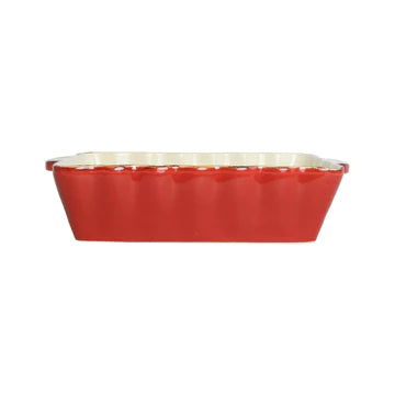 Vietri Italian Bakers Red Medium Rectangular Baker