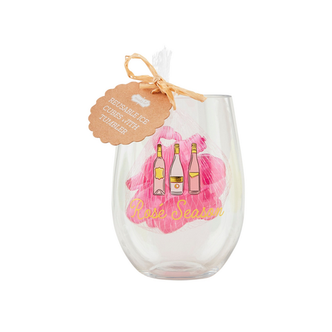 Mudpie Rosé Party Cup and Ice Cube Set