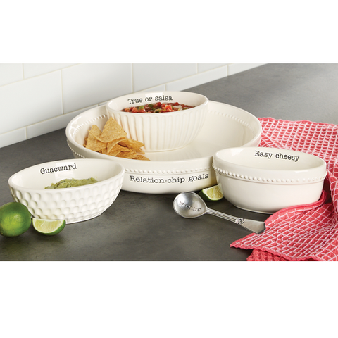 Mudpie Fiesta Chip Bowl and Dip Set