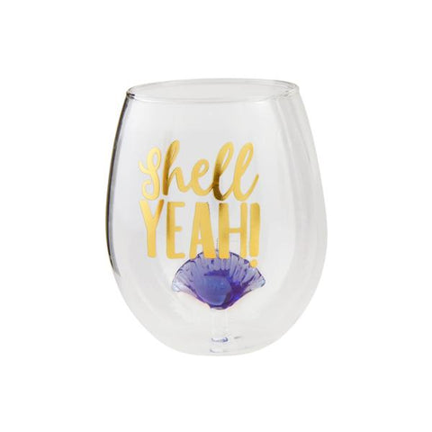 Mudpie Shell Wine Glass