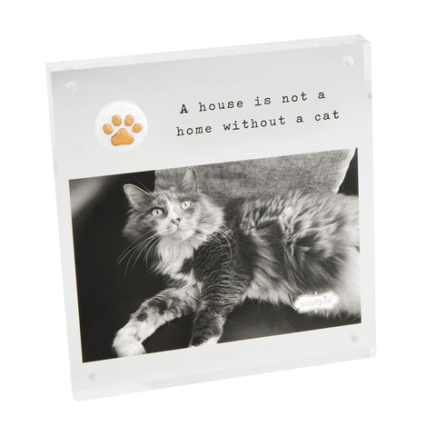 Mudpie Acrylic 4x6 Cat Paw Frame
