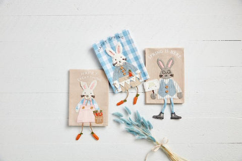 Mudpie Spring Is Here Dangle Leg Towel