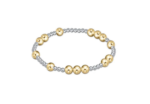 enewton hope unwritten 6mm bead bracelet - mixed metal