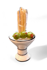 Mudpie Martini Glass Toothpick Holder