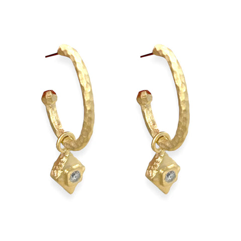 Tat2 Designs Gold Cayden Hoop Earrings