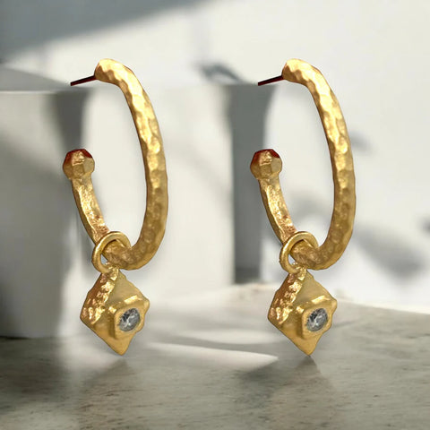Tat2 Designs Gold Cayden Hoop Earrings