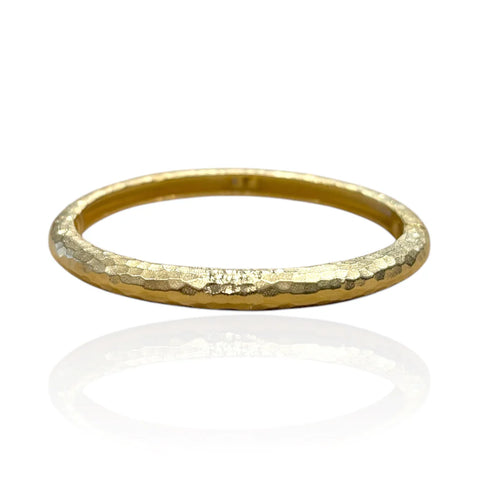 Tat2 Designs Gold Riva Hammered Bangle