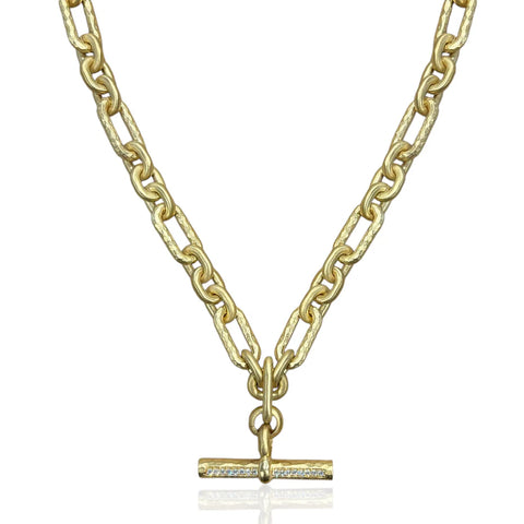 Tat2 Designs Gold Byron Toggle Necklace