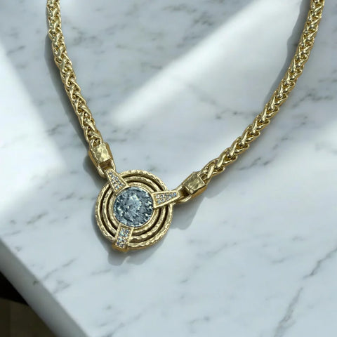 Tat2 Designs Gold Morro Coin Necklace