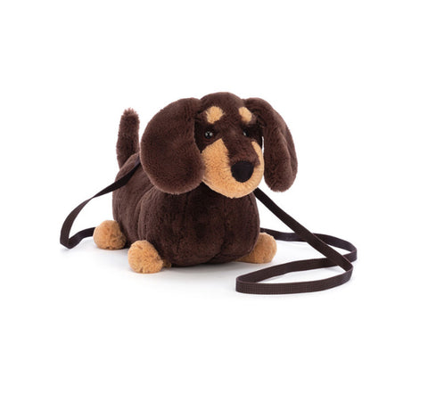 JELLYCAT OTTO SAUSAGE DOG BAG