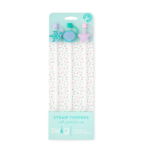 Swig Sea Swirl Straw Toppers