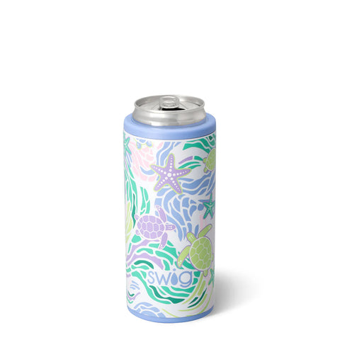 Swig Sea Swirl Skinny Can Cooler 12oz