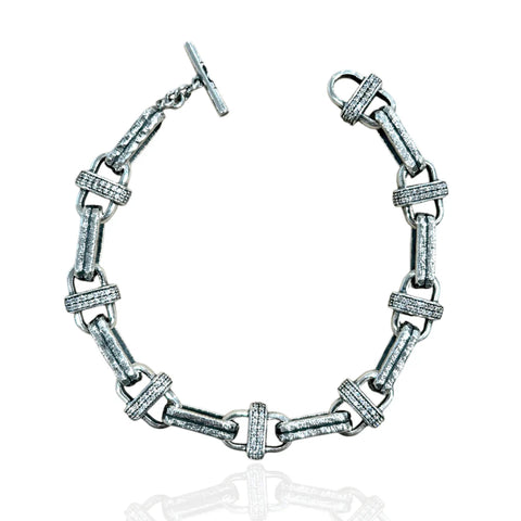 Tat2 Designs Vintage Silver Costa Bracelet
