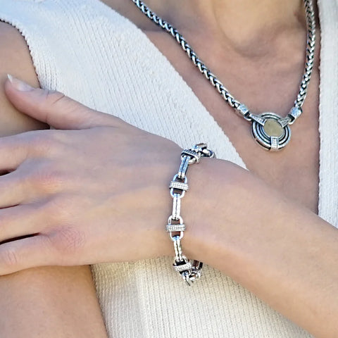 Tat2 Designs Vintage Silver Costa Bracelet