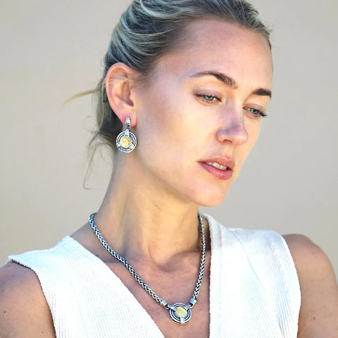 Tat2 Designs Vintage Silver Morro Coin Necklace