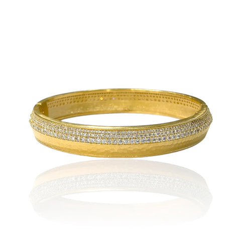 Tat2 Designs Gold Pave Noma Bangle