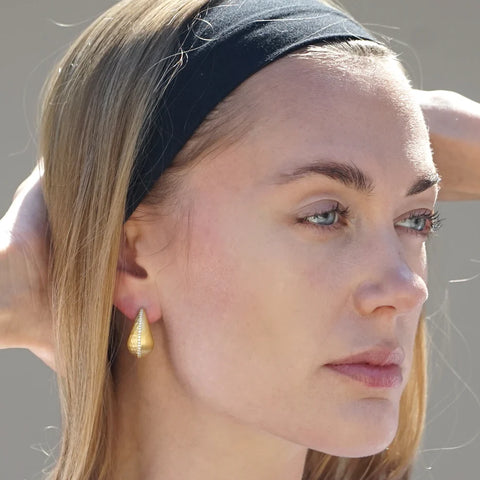 Tat2 Designs Gold Gia Teardrop Earrings