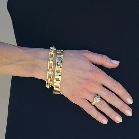 Tat2 Designs Gold Brioni Horseshoe Bracelet