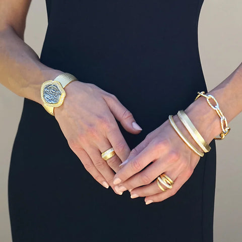 Tat2 Designs Gold Noma Band Ring